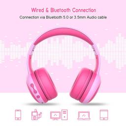 Auricular Bluetooth Gorsun E61 Rosado